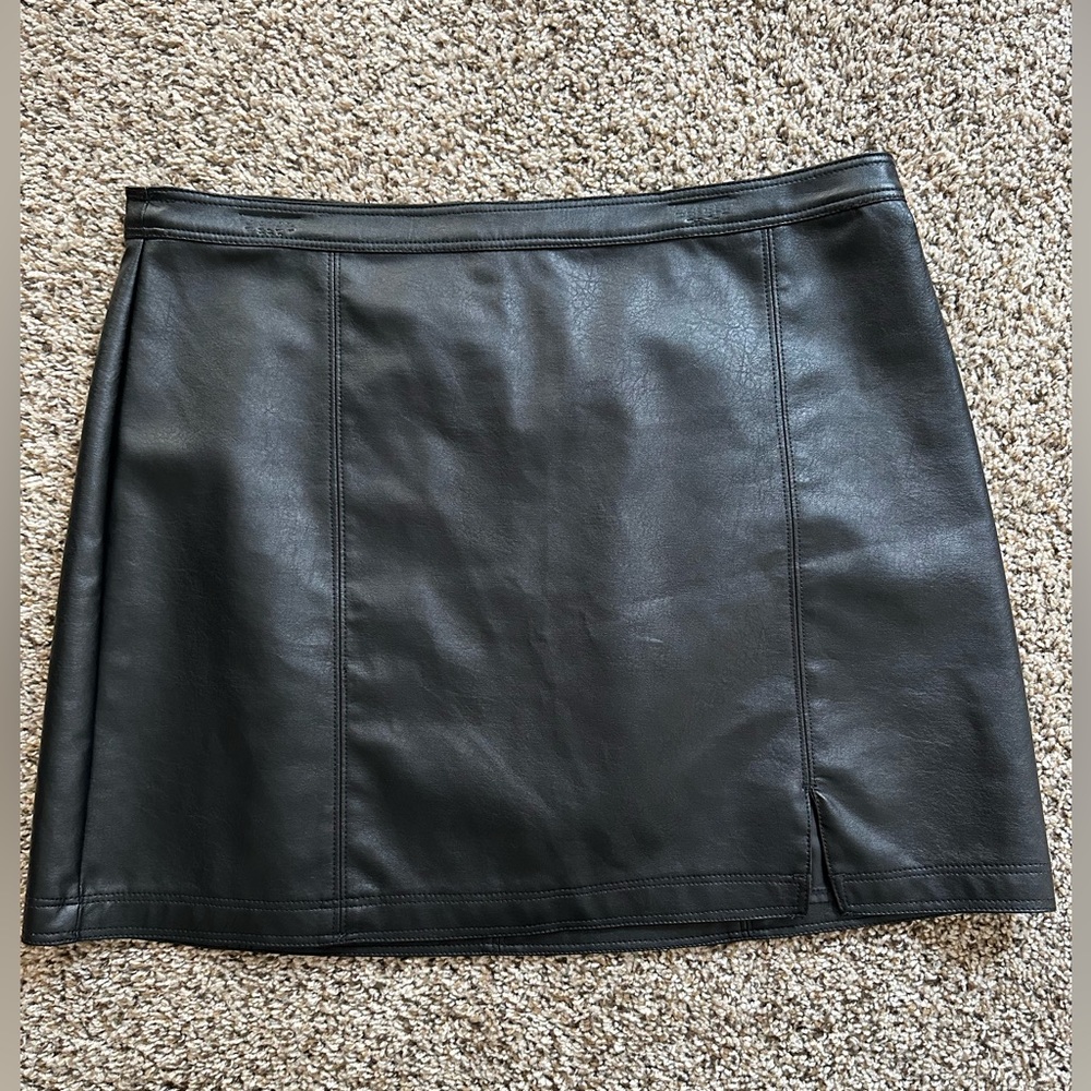 Abercrombie Pleather Skirt